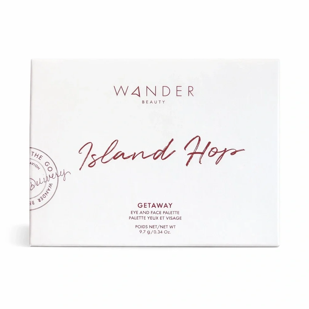 Wander Beauty Island Hop Getaway Eye & Face Palette 9.7 g Travel Makeup Palette